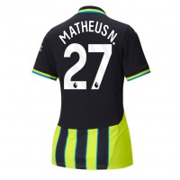 Dres Manchester City Matheus Nunes #27 Preč pre Ženy 2024-25 Krátky Rukáv